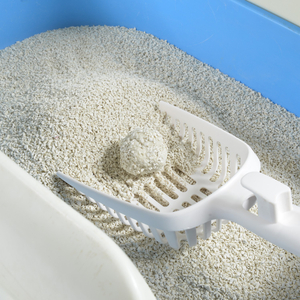 Crushed tofu cat litter